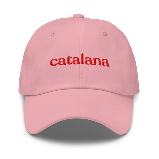 Gorra catalana brodada Catalan Words
