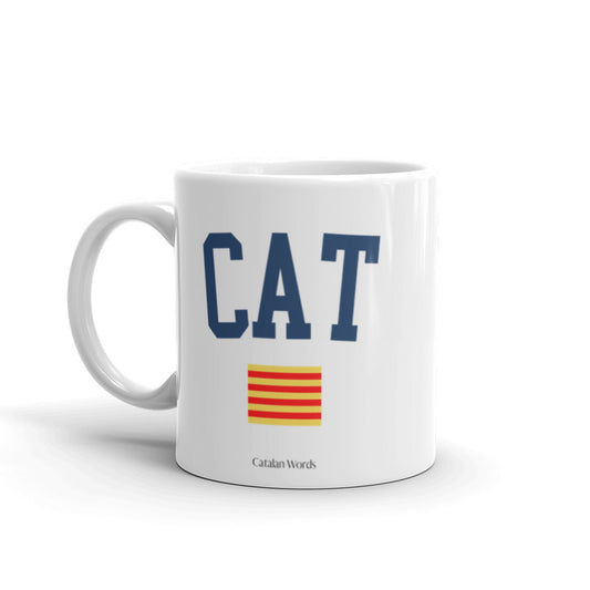 Diada de Catalunya. Tassa en català per prendre cafè o te. Productes catalans | Catalan Words