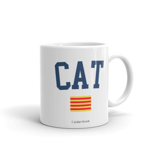 Diada de Catalunya. Tassa en català per prendre cafè o te. Productes catalans | Catalan Words